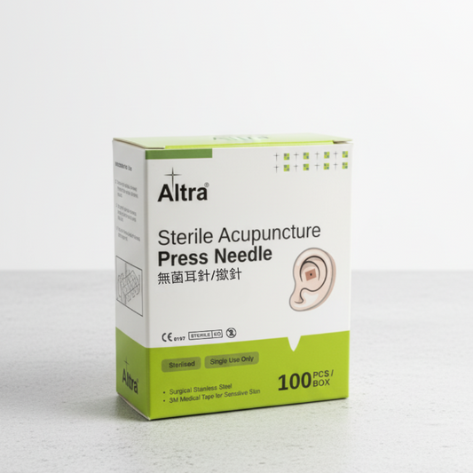 Altra Pre-taped press tacks on plastic carrier, Press Needle, Acupuncture, ear/NADA