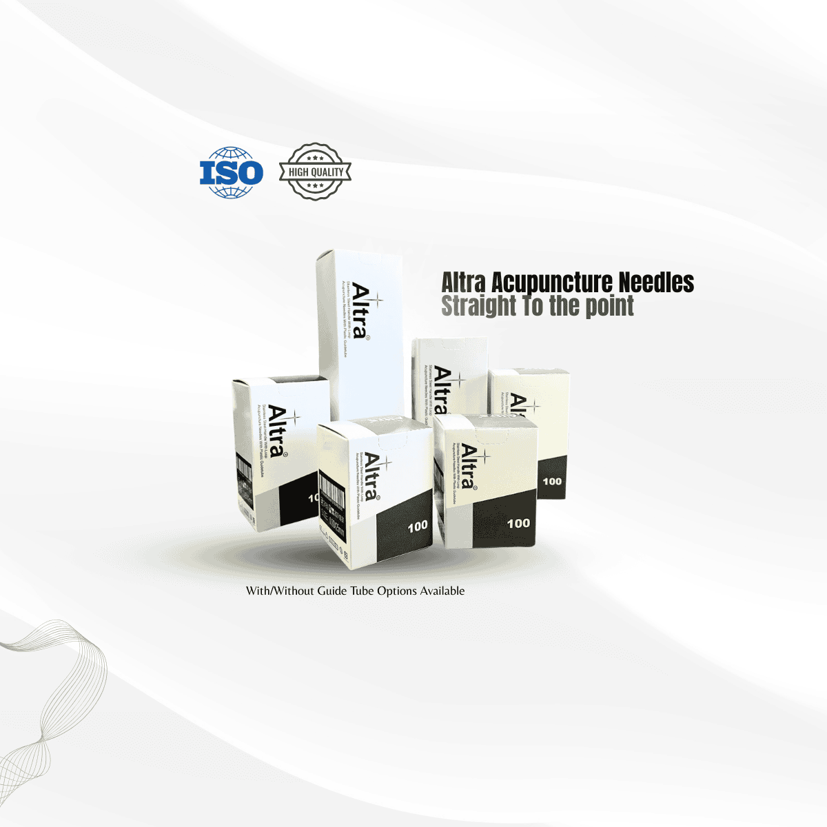 The Altra series is renowned for its exceptional quality and variety. Featuring durable stainless steel handles and precision-polished tips, these needles ensure smooth, painless insertion and reliable clinical outcomes.