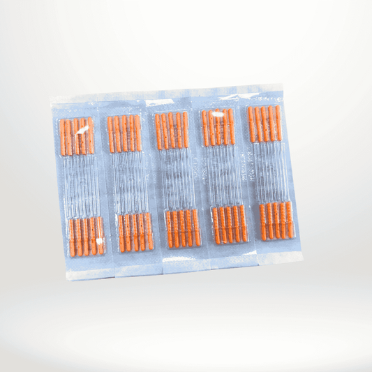 Altra® D-TYPE Detox Acu Needles, Orange Moulded Plastic Handle - Herbprime