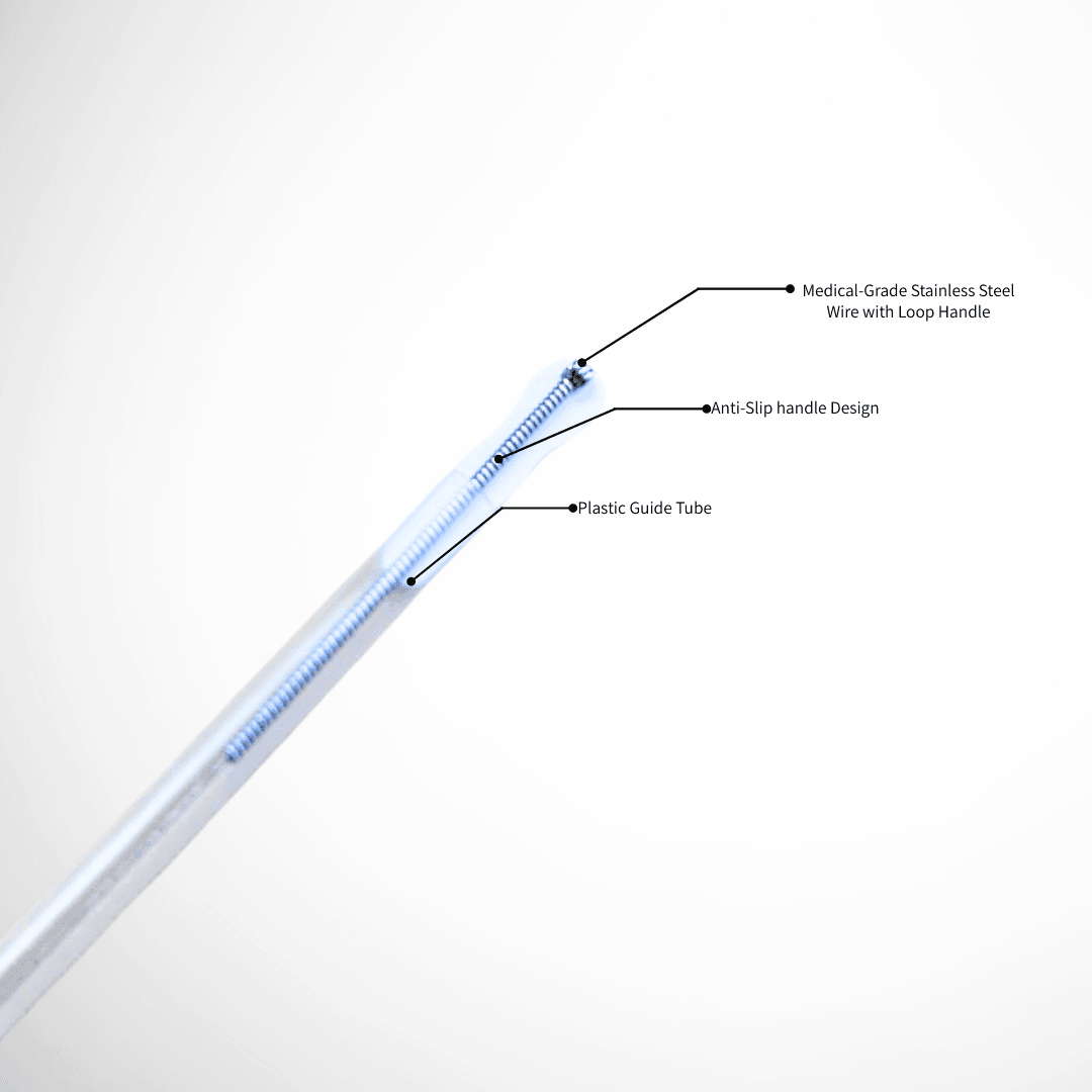 Altra® Stainless Steel Needles With Loop, With Individual Guide Tube, 100pcs per box - Herbprime