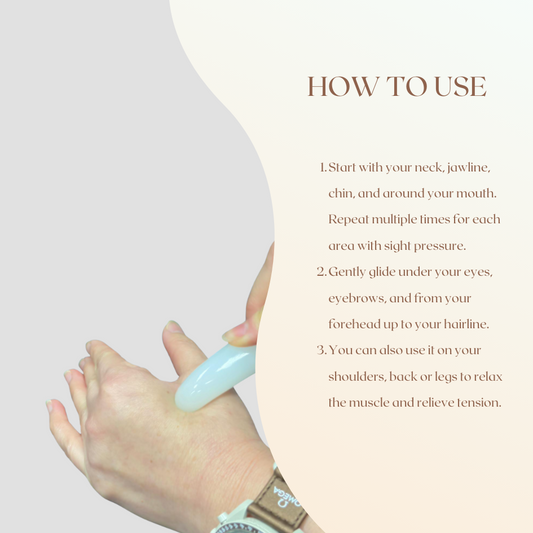 Jade Thumb| Real NATURAL Jade Stone Gua Sha | "Thumb-Inspired Harmony"| - Herbprime