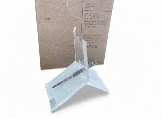 MyAcu Eco-Moxa Guide Tube Acupuncture Needles, Bulk 500 Needle Per Box | NCT Type