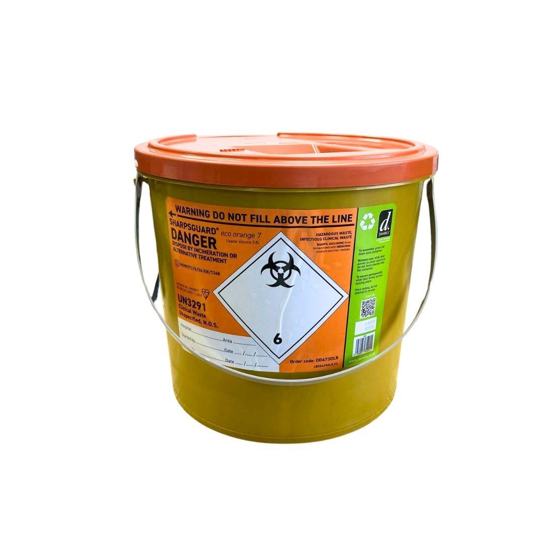 7 Litre Sharps Bin - Herbprime