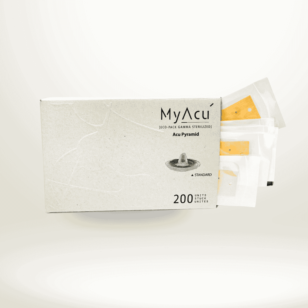 Acu Pyramid - Non-Invasive Acupressure Stimulator Patch - Standard Size (2025 New Packing)- 200 units/Box - Herbprime
