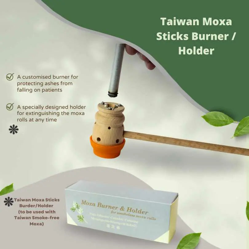 Taiwan Smokeless Moxa Roll Holder (For use with Herbprime's Taiwanese Moxa Rolls only) - Herbprime