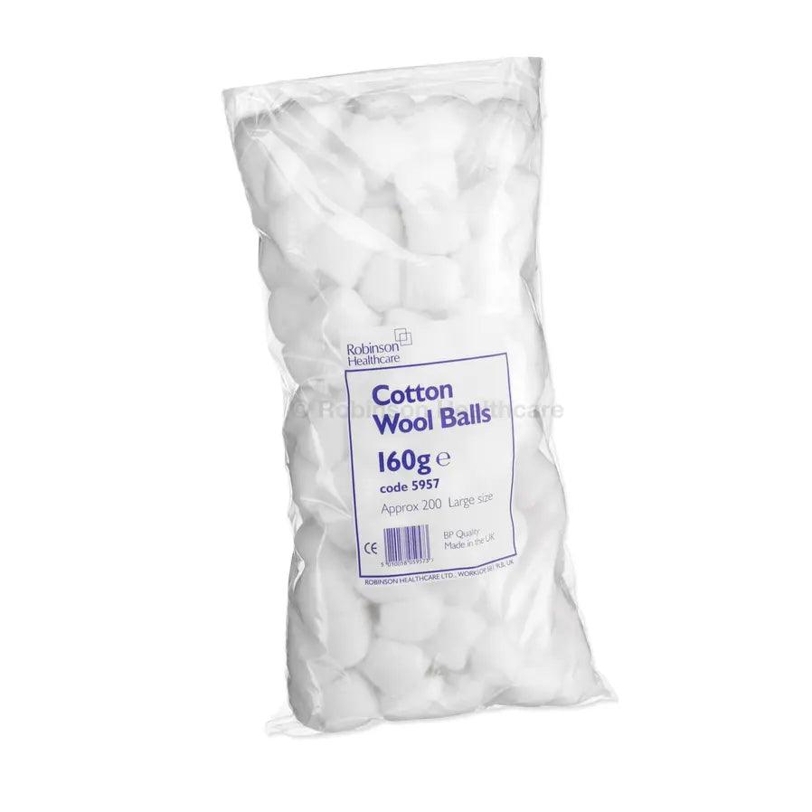 Cotton Wool Balls 200pcs (Large) Non-Sterile - Herbprime