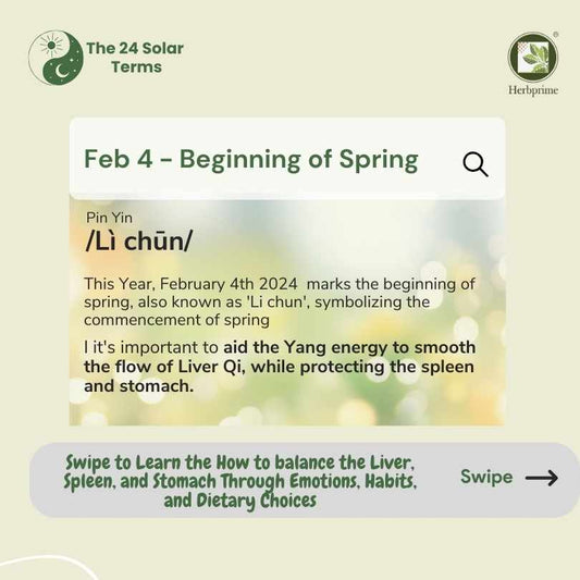 Li Chun- Beginning of Spring: Balancing the Liver, Spleen, and Stomach Through Emotions, Habits, and Dietary Choices