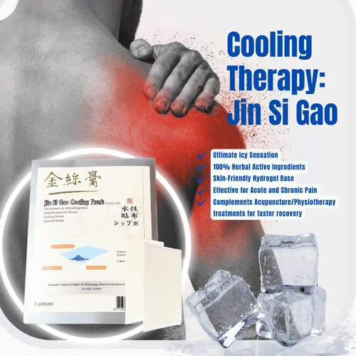 Jin Si Gao Cooling Patches: Pain Relief with Advanced Cryotherapy and Herbal Healing - Herbprime