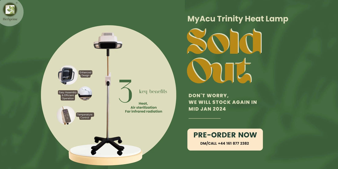 Exciting News: MyAcu Heat Lamp is Sold Out, but We're Making a Comeback in Min January 2024! - Herbprime