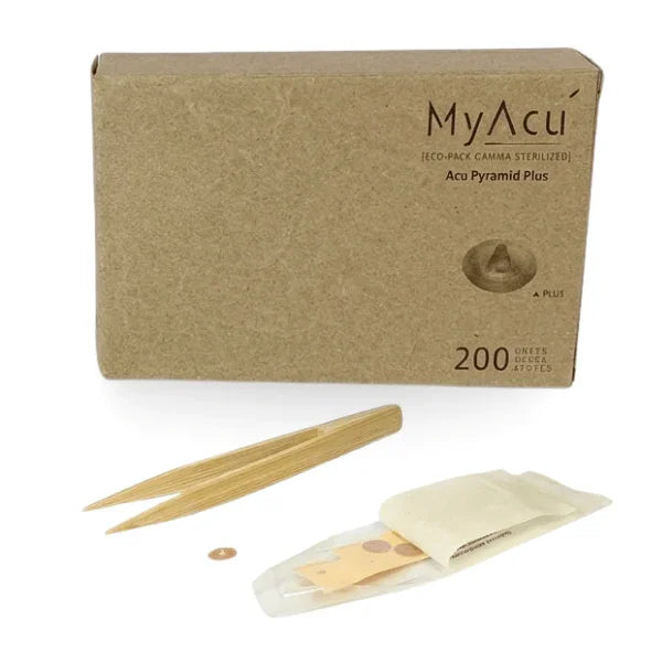MyAcu acupuncture tool set with packaging on a white background