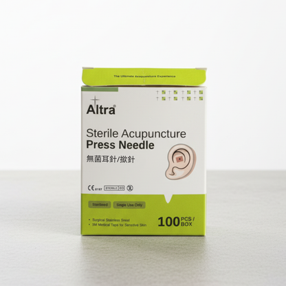 Altra Pre-taped press tacks on plastic carrier, Press Needle, Acupuncture, ear/NADA

