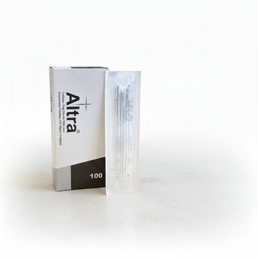 Altra Acupuncture Needles, Loop Type, Pouch Packing, 100'/Box
