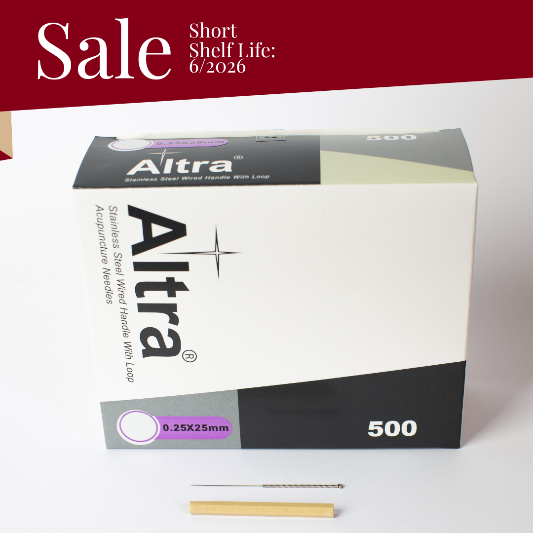 Altra® Stainless Steel Handle with Loop - 5 Needles/pack + 20 individual pack Bamboo Tube, 500pcs/box (Short Shelf Life Sale - Expire:6/2026))