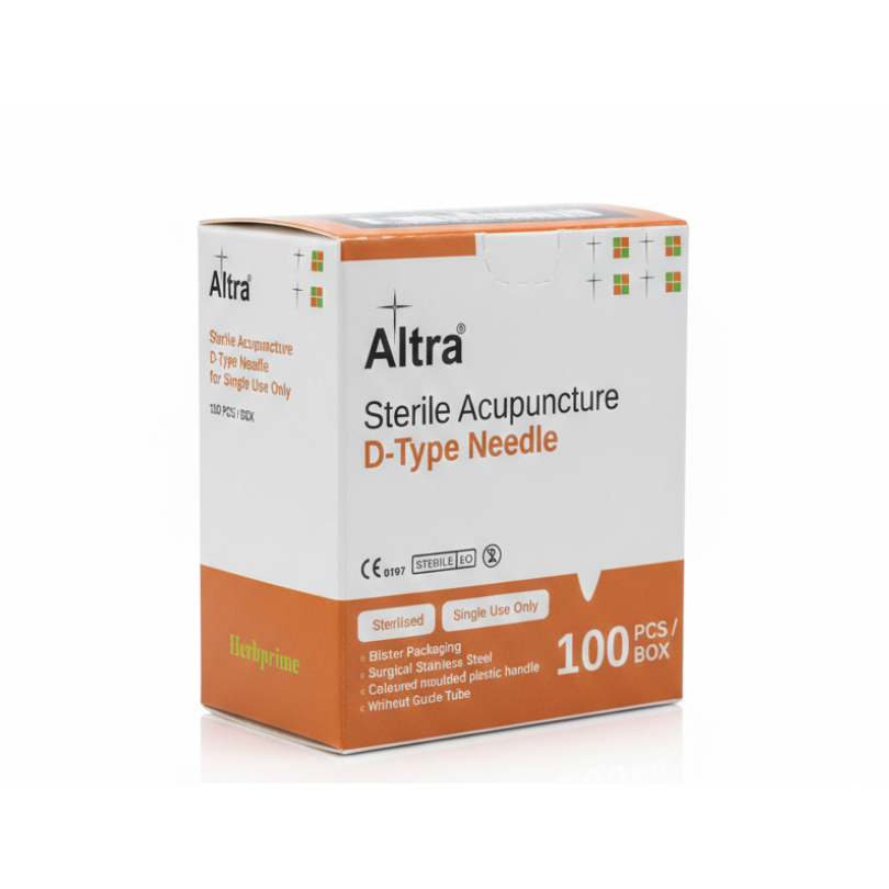 Altra D-Type acupuncture needles designed for precise auricular treatment