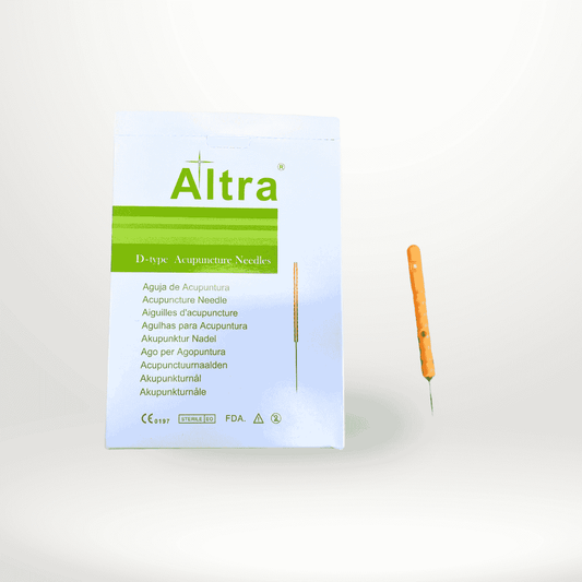 Altra® D-TYPE Detox Acu Needles, Orange Moulded Plastic Handle