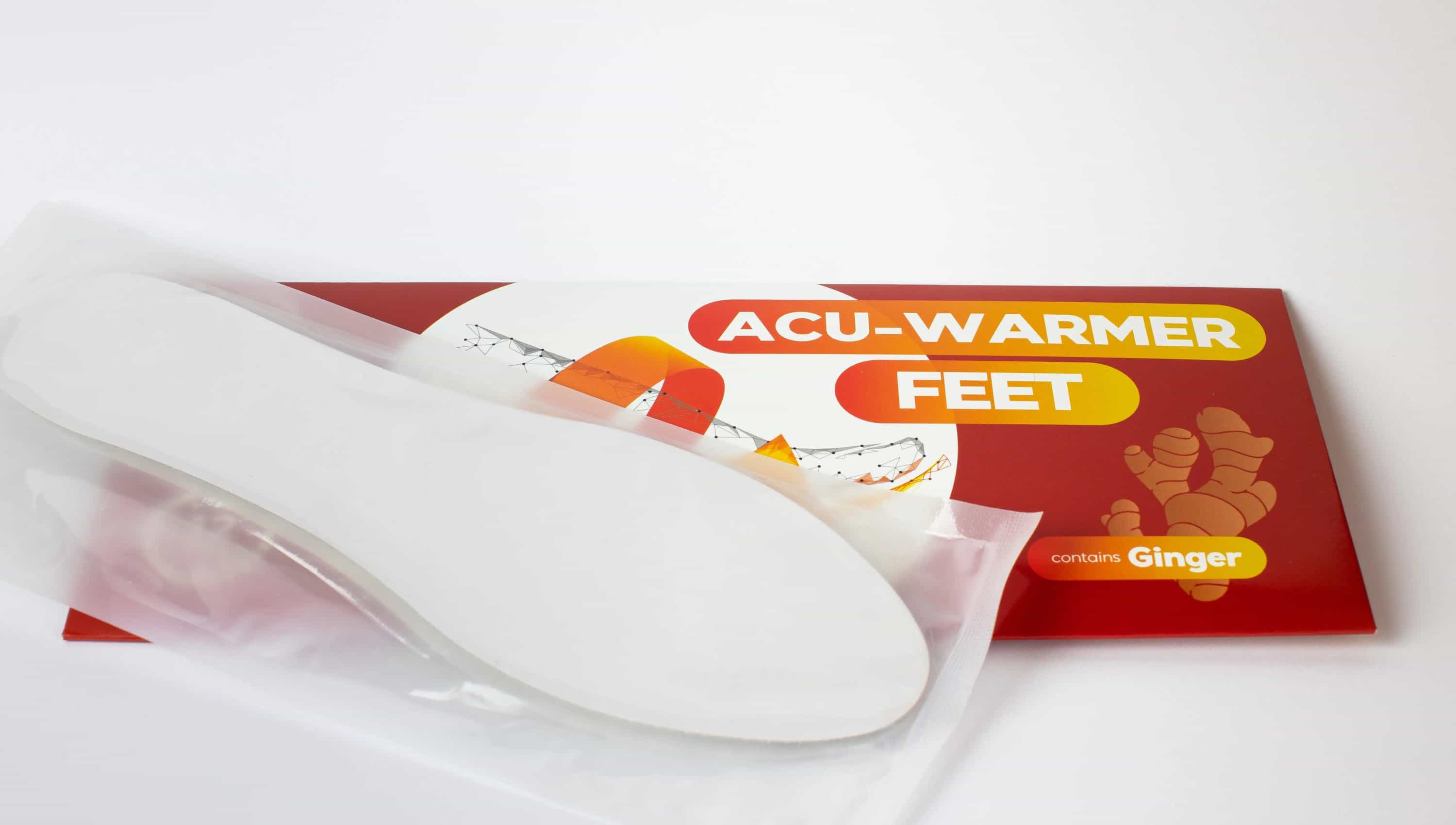 Ginger Insole Feet Acu-Warmer - One Pair Insoles - Herbprime