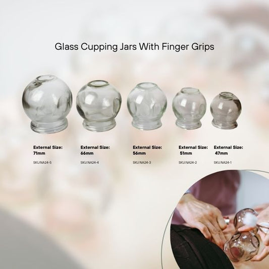 Glass Cupping Jars - Herbprime