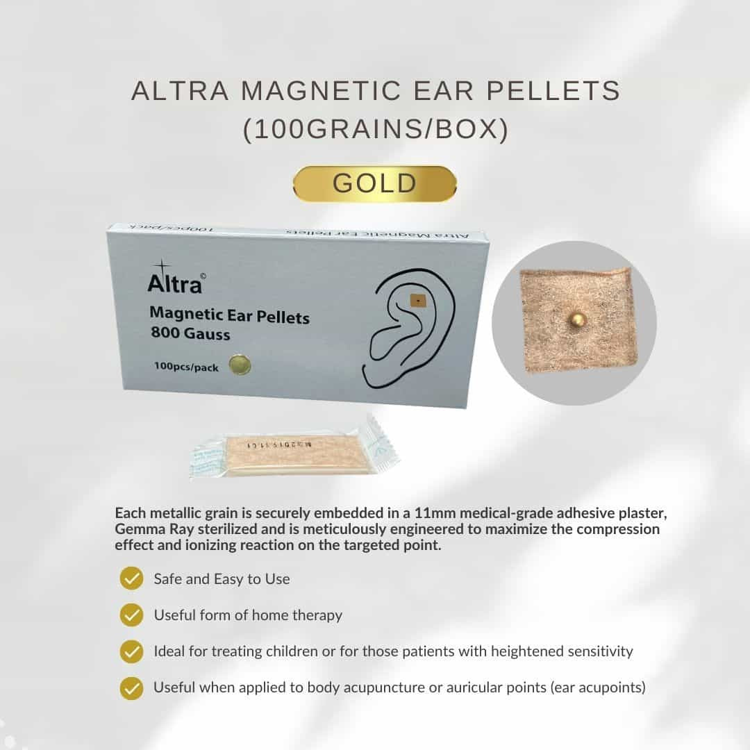 Altra Magnetic Ear Pellets for Body Acupuncture or Auricular Points (100grains/box)