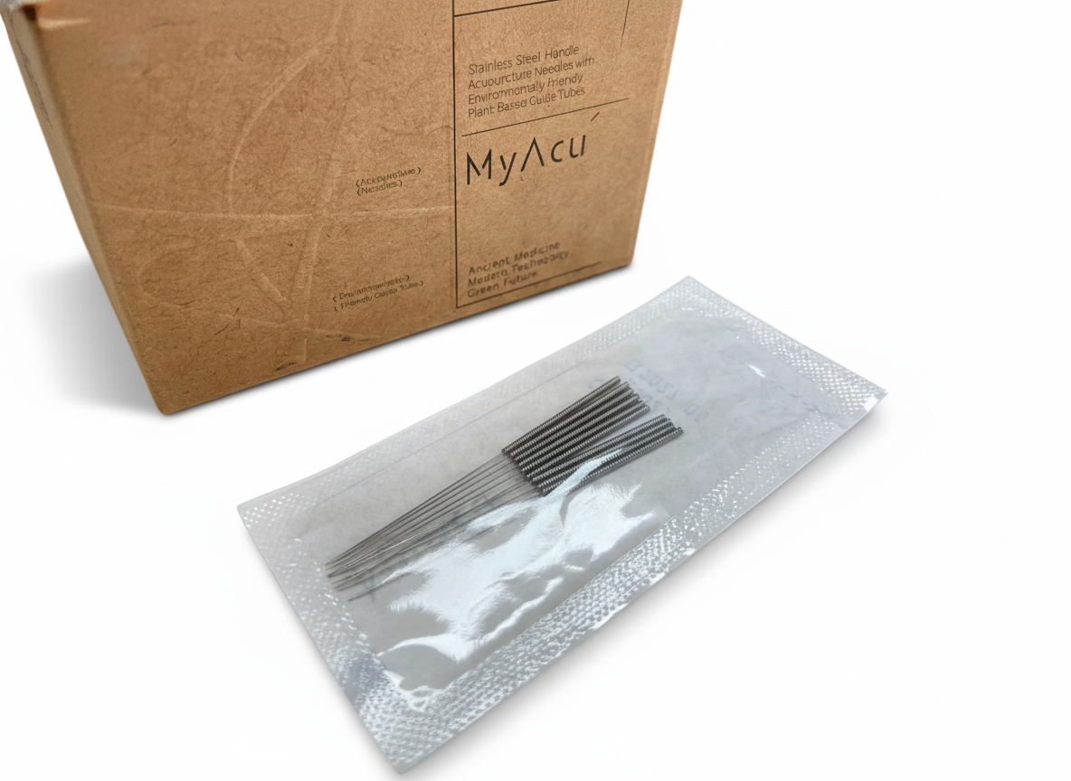 MyAcu Eco-Moxa Guide Tube Acupuncture Needles, Bulk 1000 Needle Per Box  | NCK Type