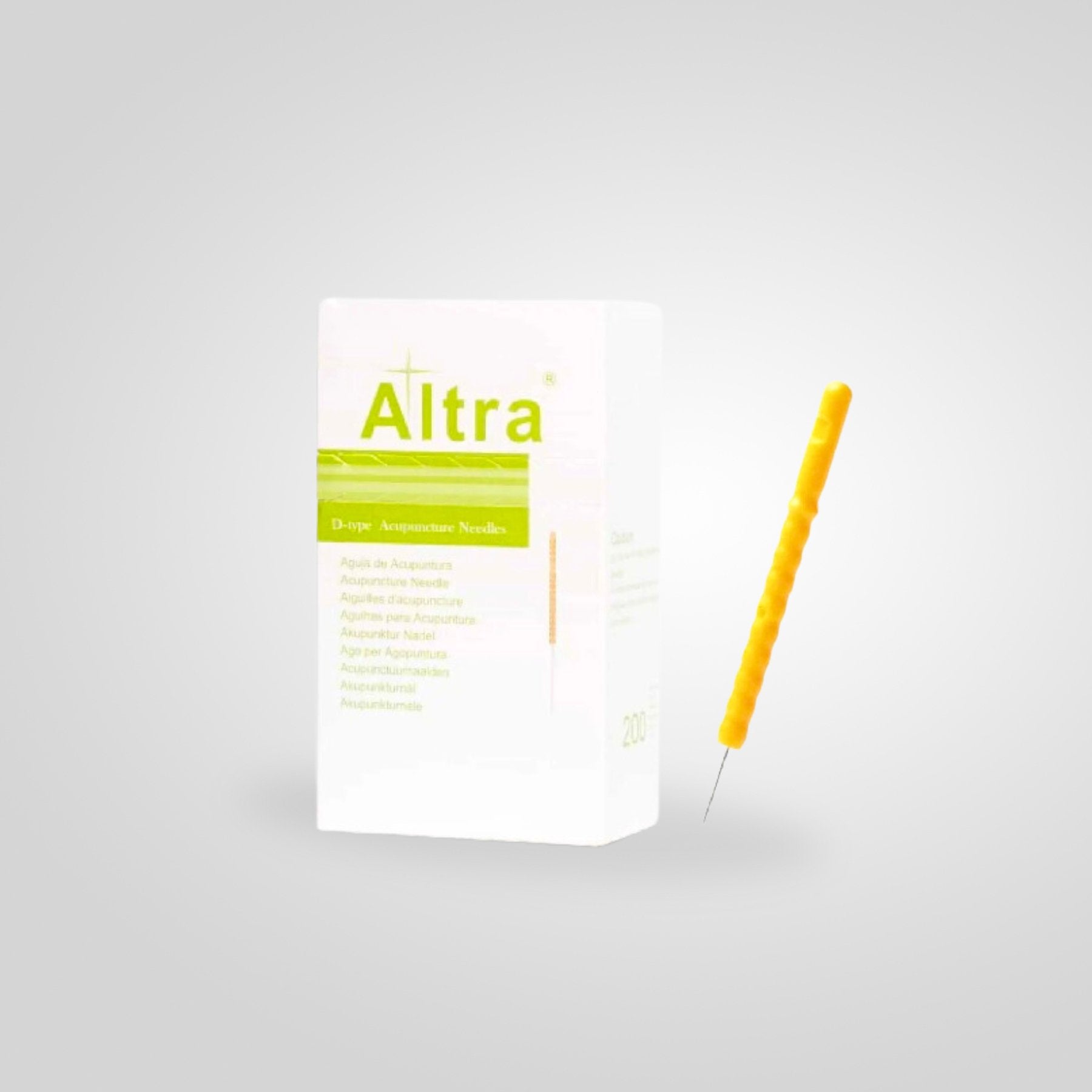 Altra® D-TYPE Detox Acu Needles, Orange Moulded Plastic Handle - Herbprime