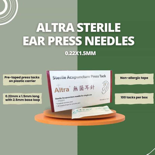 Altra Sterile (Ear) Press Needles 0.22x1.5mm - Herbprime