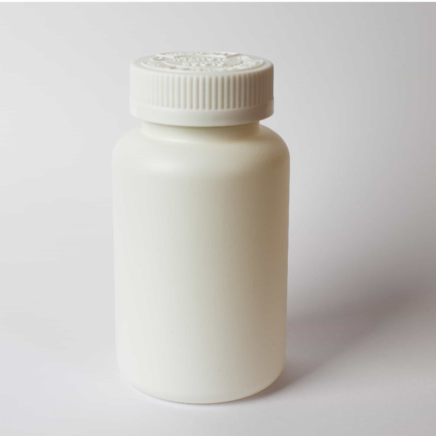 White HDPE Round Plastic Bottle (400ml)