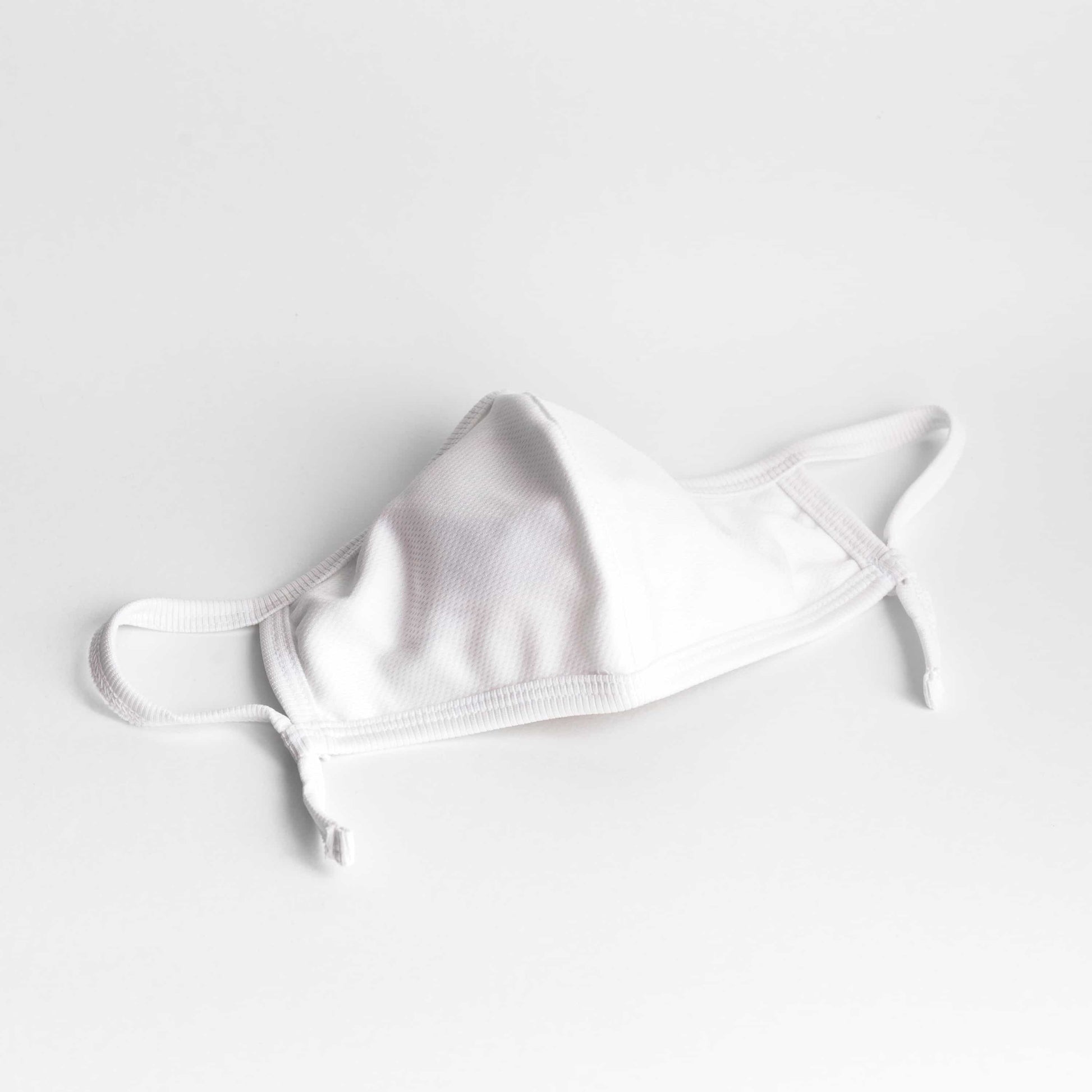 Cloth Washable Facemask with Nanofiber Filter - White - Herbprime