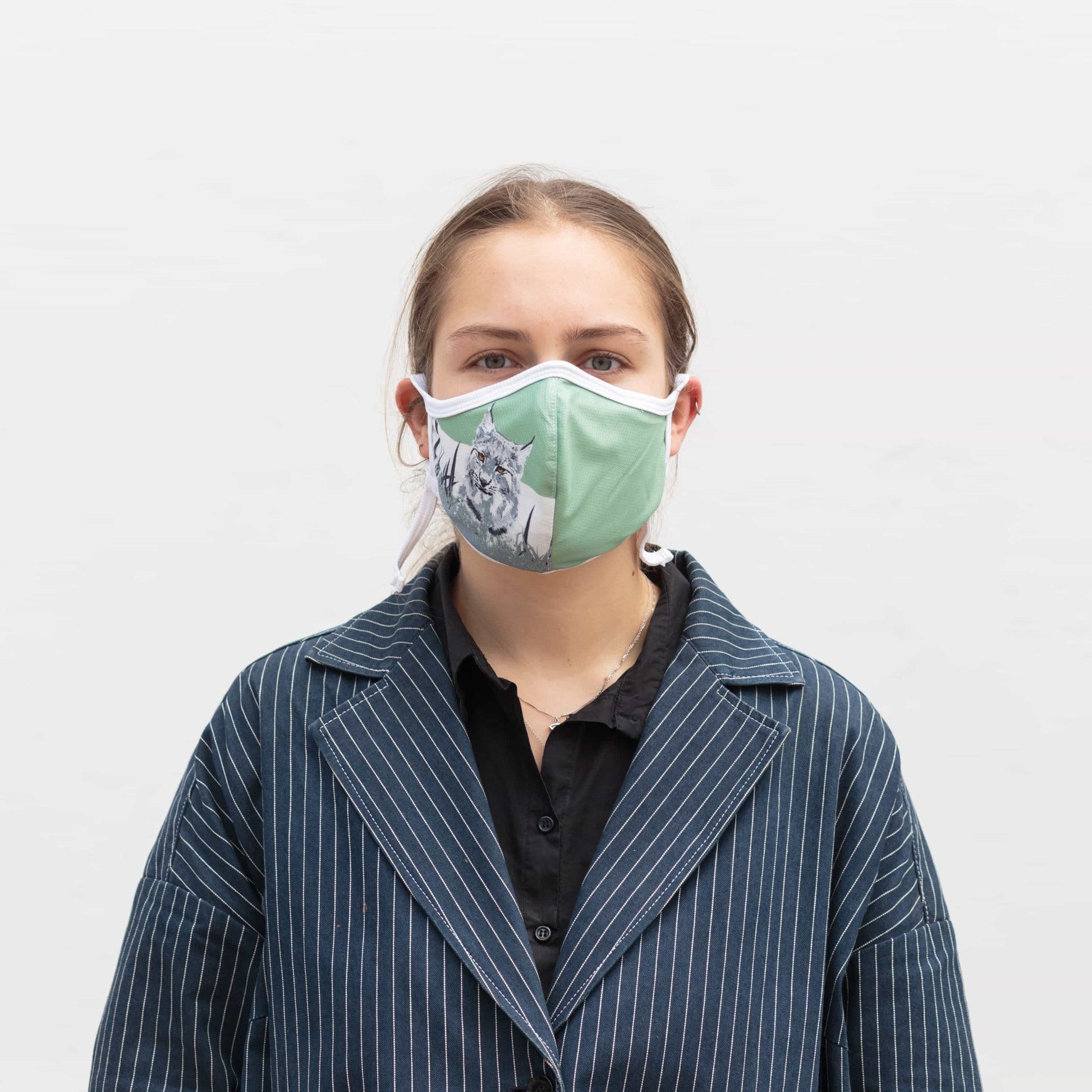 Cloth Washable Facemask with Nanofiber Filter - Wildcat - Herbprime